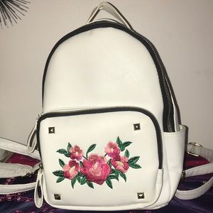 White Mini Backpack